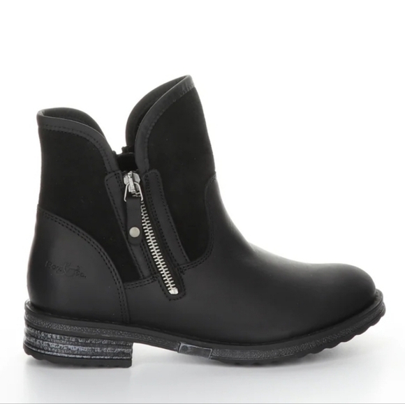 Bos. & Co. Shoes - Bos. & Co .STRIVE BLACK ZIP UP ANKLE BOOTS 37